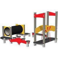 Circuit d'équilibre 2 avec 4 plateformes alu - jambes de scellement - Image 2