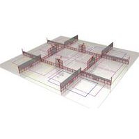 Espace multisports Pitch'One R9XL à 9 aires - 32 x 29,80 m - peint - Image principale