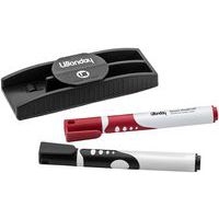 Brosse à tableau blanc magnétique avec 2 marqueurs effaçables à sec - Image 3