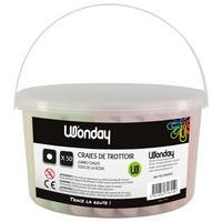 Pot de 50 craies de trottoir rondes géantes 105 mm Ø 25 mm - Image 2