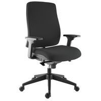 Fauteuil Harmonia accoudoirs réglables Noir - Image principale