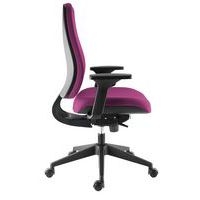 Fauteuil Harmonia accoudoirs réglables Magenta - Image 2