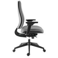 Fauteuil Harmonia accoudoirs réglables Gris clair - Image 2