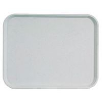 Plateau en polyester 32,5x6,5 cm gris fumé-Basik -PlAtex - Image principale