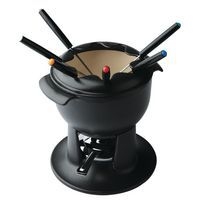 Service à fondue en fonte 23x21 cm 140 cl noir-Chasseur - Image principale