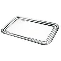 Plateau de service en inox 53x32,5 cm- Party plate - Image principale