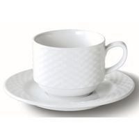 Tasse thé en porcelaine ø8,5 cm 22cl blanc-Polo - Image principale