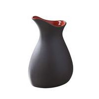 Crémier en porcelaine 10cl noir/rouge piment-Solid & Likid-Revol - Image principale