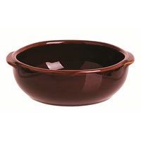 Plat à cassoulet en porcelaine ø15 cm 50cl marron-Terroir - Image principale