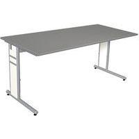 Bureau droit 160 cm Graphite Form 4 - Image principale