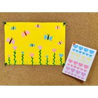 Eco-Pack 2400 gommettes coeur 12/20mm multicolores pastel - Image 2