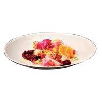 Assiette plate en porcelaine ø28 cm blanc-Fineo - Image principale