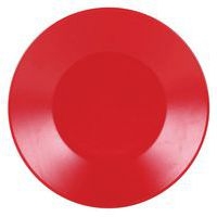 Assiette en grès ø27,5 cm rouge-Kuro - Image principale