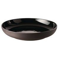 Assiette gourmande en porcelaine ø23,5 cm noir-Solid & Likid-Revol - Image principale
