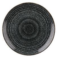 Assiette plate en porcelaine ø26 cm noir-Studio Print-Churchill - Image principale