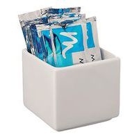 Cube de table 7x7x6,5 cm 16 cl blanc - Cube - Image principale