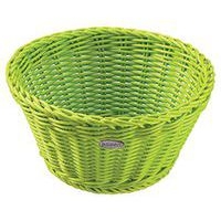 Corbeille à pain en polypropylène ronde 18x10 cm verte - Image principale