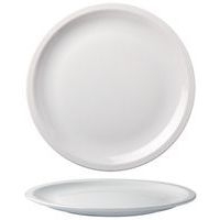 Assiette plate en porcelaine ø17 cm blanc-Romus - Image principale