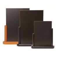 Ardoise de table en bois base teck-Elegante - Image principale