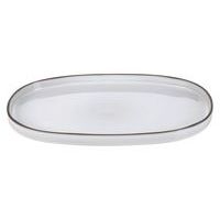 Assiette ovale en porcelaine-Caractere-Revol - Image principale