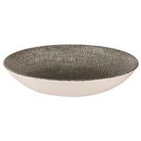 Assiette creuse en porcelaine topaz-Raku - Image principale