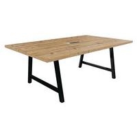 Table réunion cohésion avec bloc électrique pieds métal Buronomic - Image 7