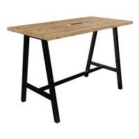 Table réunion haute cohésion avec bloc électrique pieds métal Buronomic - Image 4