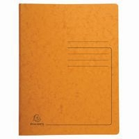 Lot de 25 Chemises de classement à ressort carte lustrée - A4-Orange - Image principale