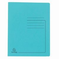 Lot de 25 Chemises à lamelle carte lustrée - A4-Turquoise - Image principale