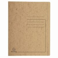 Lot de 25 Chemises à lamelle carte lustrée - A4-Tabac - Image principale