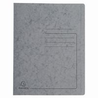 Lot de 25 Chemises à lamelle carte lustrée - A4-Gris - Image principale