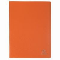 Lot de 10 Protège-doc en PP 5/10e OPAK poch. Cristal 80 vues -Orange - Image principale