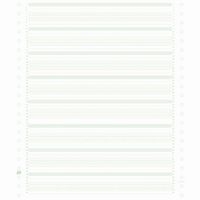 Lot de 2000 Feuilles de listing  zoné vert 1pli Bandes - Image principale