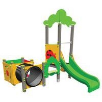 Structure multifonction 1 tourelle alu/polyester - Fixation platines - Image principale