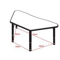 Table Clémence plateau trapèze - Manutan Expert - Image 2