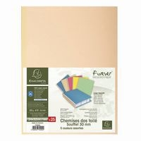 Paquet de 25 chemises dos toilé Forever® assorties - Image 3