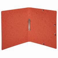 Lot de 10 Classeur 2 anneaux 15mm carte lustrée imprimée - A4-Rouge - Image 2