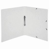 Lot de 10 Classeur 2 anneaux 15mm carte lustrée imprimée - A4-Blanc - Image 2