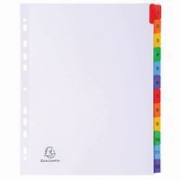 Lot de 20 Intercalaires Imprimés numériques 160g- 12 pos A4 Maxi-Blanc - Image 2