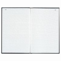 Registre 35x22,5cm 5x5 folioté 600 pages-Noir toilé - Image 2