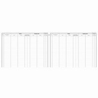 Registre 25x32cm  Registre des visites 25 lignes 80 pages - Image 3