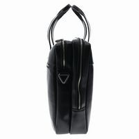 Sacoche ordinateur double compartiments Exactive Cuir-Noir - Image 2