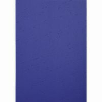 Paquet de 100 couvertures Grain cuir pour reliure A4-Bleu - Image 3