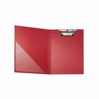 10 Porte-bloc à rabat papier enduit Format 23x32cm pour A4-Rouge - Image 3