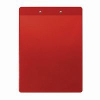 Lot de 10 Porte-bloc avec pochette - Format 23x32cm pour A4-Rouge - Image 3