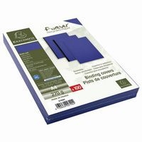 Paquet de 100 couvertures Grain cuir pour reliure A4-Bleu - Image 4