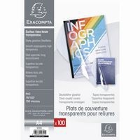 Boite de 100 plats pour relier PVC 15x100e - A4-Cristal - Image 4