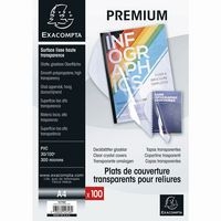 Boite de 100 plats pour relier PVC 30x100e - A4-Cristal - Image 4