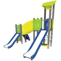 Structure fun glisse 2 tourelles alu - Image 2