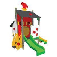 Structure tour et cabane le jardin des coccinelles alu - Image 2